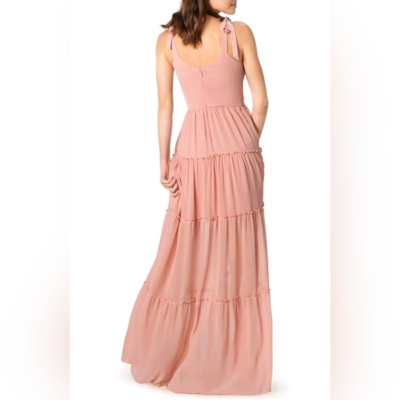 Dress the Population Blush Maxi Dress - Picture 3 of 6